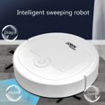 thumbnail image 2 of Robotic Vacuum Intelligent Low Noise Floor Sweeper Dust Catcher Carpet Cleaner ,Black, 2 of 7