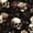 Color 3, variant on Peel and Stick Wallpaper Skull Rose Floral Dark 17.7in x 118in Contact Paper Removable Self Adhesive Wall Mural Wall Decor for Bedroom Kitchen Cabinets