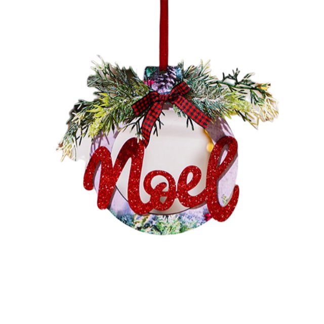 Bewildely Colgante de Navidad Chimenea Árbol de Navidad Decoración colgante Festival de vacaciones Atmósferas Pieza de Regalo Escaparate Puerta Kits de decoración para fiestas Guirnalda Bewildely HA069785-02