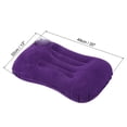 thumbnail image 2 of Uxcell Camping Pillow, Portable Camp Beach Pillow Neck Lumbar Support, Purple 2 Pack, 2 of 6
