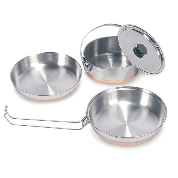 Stansport 1 Piece Stainless Steel Camping Mess Kit
