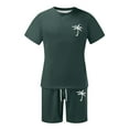 thumbnail image 3 of Birdeem Ensembles pour Hommes Chemise et Shorts Nouvelle Mode T-Shirt Décontracté Imprimé Sports Manches Courtes Col Rond Blouses Ensembles, 3 of 9