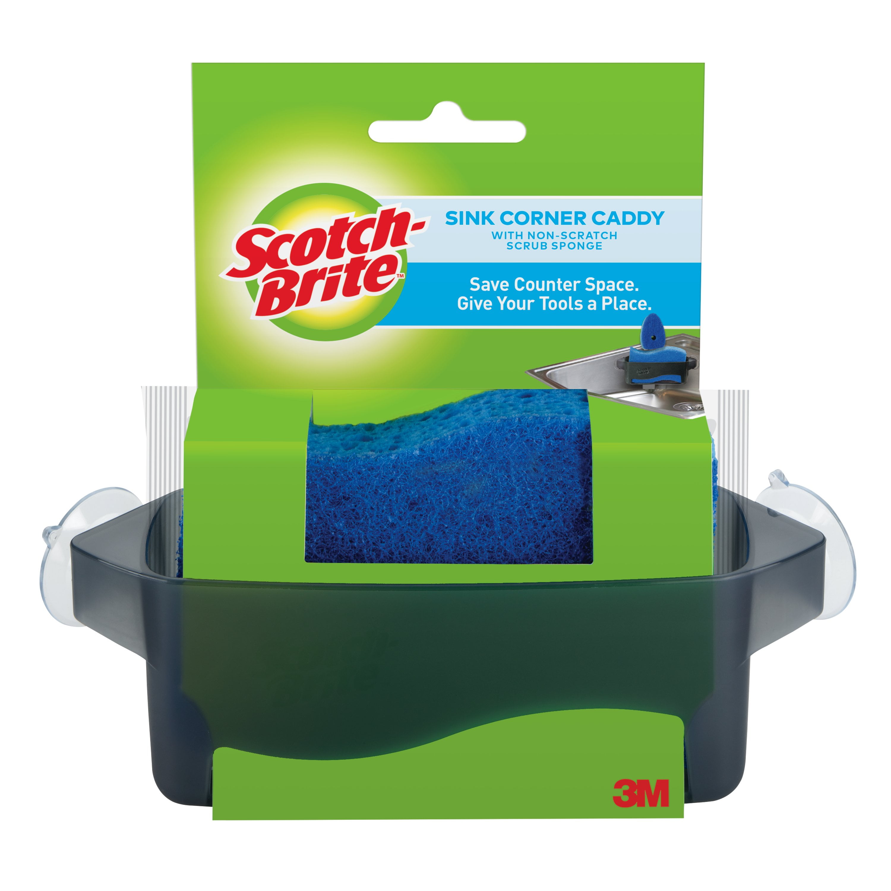 ScotchBrite Sink Corner Caddy Sponge Holder BrickSeek