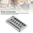 thumbnail image 3 of 6 String Electric Non Tremolo Guitar Bridge Kit, Brass 2-1/16 Inch Fixed Hardtail Guitar Bridge with 5Pcs Screws and Wrench, 3 of 7