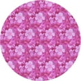 thumbnail image 1 of Ahgly Company Machine Washable Indoor Round Transitional Violet Purple Area Rugs, 7' Round, 1 of 7