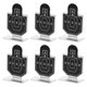 thumbnail image 3 of Small Metal Training Target for Shooting Training 6Pcs Metal Target Set, 3 of 4