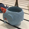 thumbnail image 3 of SweetCandy Wish you have a nice day Blue Whale Resin Succulent Planter Pots for Office House Balcony Landscape Creative Decorative Flower Pots 5.35x4.02x3.11in, 3 of 6