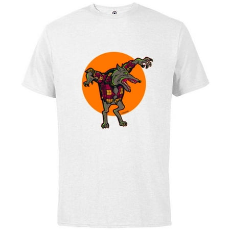 Disney 100 Nightmare Before Christmas Halloween Wolfman - Short Sleeve Cotton T-Shirt for Adults - Customized-White