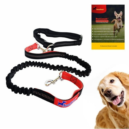 Professional Hands-Free Dog Leash for Running, Walking, Hiking & Biking | Best New Improved Lightweight Version | Dual Control Handles | Adjustable for Large and Small (Best Car Lease For Small Business)