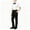 Black, variant on OGLCCG Graduation Outfits,Back to School Outfits for Boys 2 Piece,Short Sleeve Button Down Shirt with Tie & Dress Pants Matching Sets Size 2-15