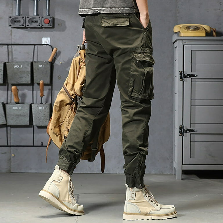Plus size olive green cargo pants shop
