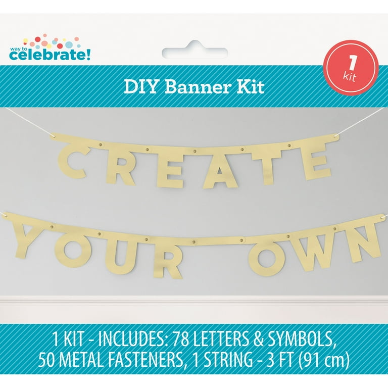 DIY Banner - Custom Banner Kit