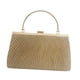 thumbnail image 5 of Bolso de mano de noche con bolso de hombro con correa de cadena para bodas en la calle, citas y vacaciones Oro, 5 of 8