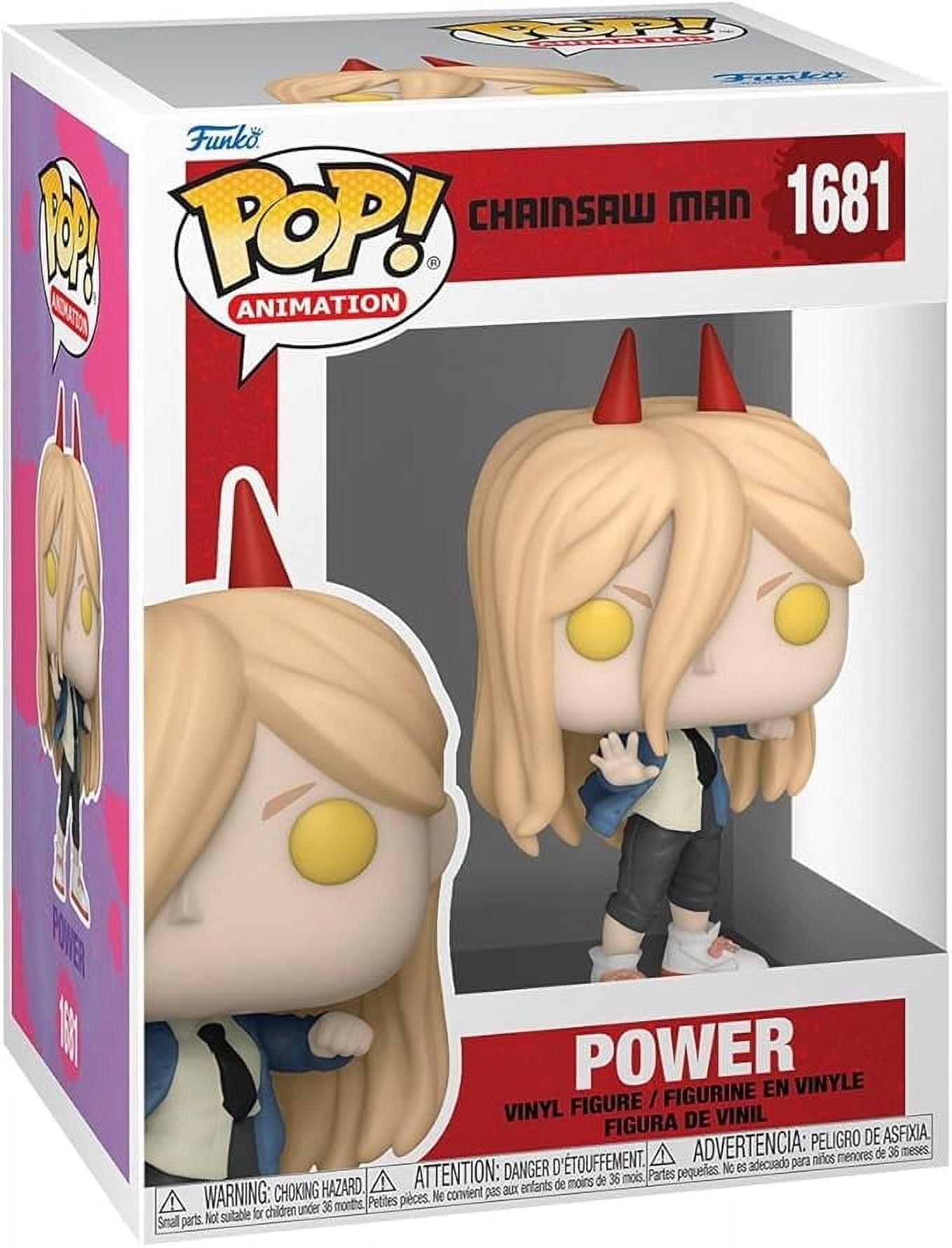 【新品・アメリカ輸入品】Funko Pop! チェンソーマン デンジ パワー Funko POP! Animation: CSM- Denji, Vinyl figure approx. 4 inches