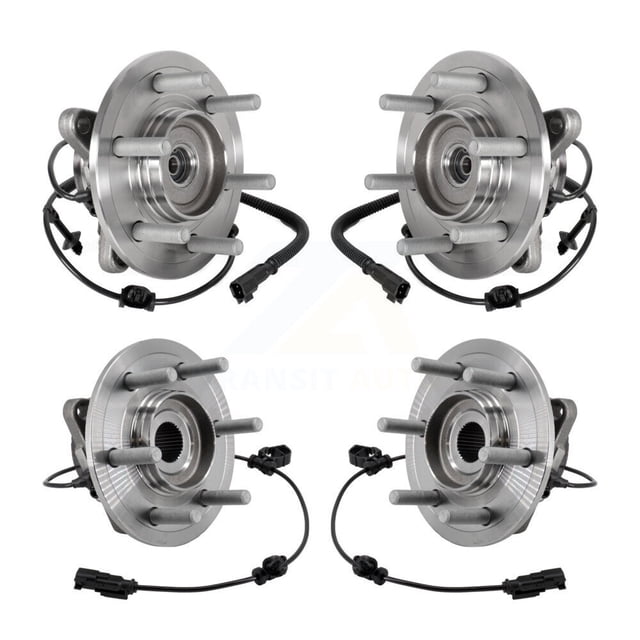 Kugel Front Rear Wheel Bearing & Hub Assembly Kit for Car Ford Expedition Lincoln Navigator 4WD - Left Right Side (Driver Passenger) K70-101920