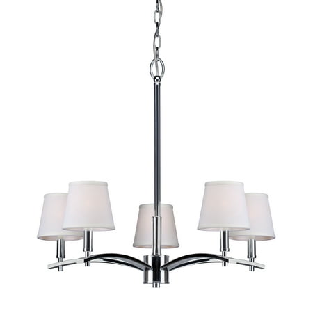 

5-Light Chrome Chandelier