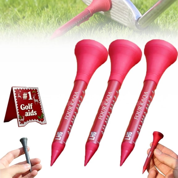 6-in-1 Golf Multi-Tool Ball Marker Flagstick Rangefinder, Club Face Alignment Aid Stainless Steel Groove Cleaner with Carbon Pencil Tip Cap Clip for Golf Accessories ﻿