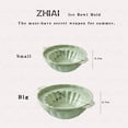 thumbnail image 5 of 2 Pack Ice Cuble Mold ,Ice Bowl Mold for Cold Food Buffet Server,Ice Molds Fun Shapes (Medium,Green), 5 of 5