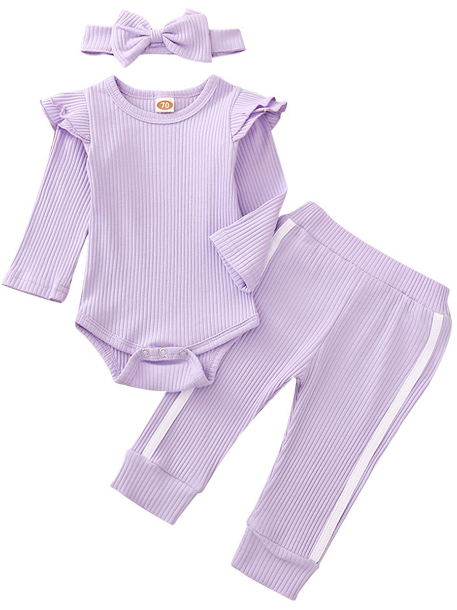 baby girl knitted tracksuit