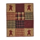 thumbnail image 2 of Independence Day Star Plaid Print Flannel Blanket, 2 of 6