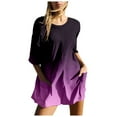 thumbnail image 1 of YDLCAFD Women Gradient Print Short Sleeve Jumpsuit Short Loose Backless Jumpsuits Rompers S, 1 of 7