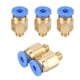 thumbnail image 2 of Conector neumático de montaje, 5 piezas Accesorios para impresoras 3D Conector neumático de empuje Conector neumático de empuje Integración perfecta, 2 of 8