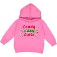 thumbnail image 2 of Inktastic Christmas Candy Cane Cutie with Candy Canes Toddler Hoodie, 2 of 4
