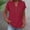 *Wine, variant on ClodeEU Womens Summer V-Neck Short Sleeve T-Shirt, Fashion Casual Linen Blend Loose Blouses Dark Gray,Womens Plus XXXL