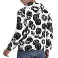thumbnail image 6 of Salouo Hand Drawn Tomatoes Pattern Men's Fall Hoodie Sweatshirt,Sport Hoodie with Pockets for Men Pullover Casual Hooded Sweatshirt-X-Large, 6 of 7