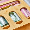 thumbnail image 5 of Better Homes and Gardens Plastic Bag Drawer Organizer, Bamboo, Natural Finish, Well Suited to Kitchen Organization and Accessibility, 5 of 14
