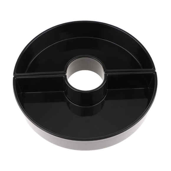 2Pcs Japanese Ikebana Vase SUIBAN Flower Pot Tray Black