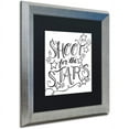 thumbnail image 2 of Trademark Fine Art "Shoot For the Stars" Canvas Art by Elizabeth Caldwell, Black Matte, Silver Frame, 2 of 4