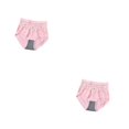 thumbnail image 4 of Minnieouse Bragas Bodyshort para mujer, calzoncillos cómodos, ropa interior con estampado de lunares en la cintura de tiro medio, lencería Rosa 2Conjunto, 4 of 6