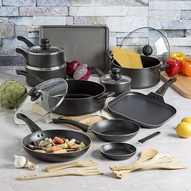 Ecolution Easy Clean Nonstick Cookware Set, Dishwasher Safe Kitchen Pots  and Pans Set 