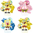 thumbnail image 2 of Juego de 6 globos de Bob Esponja y Patricio Estrella para fiesta de cumpleaños, globos de helio, suministros para fiesta de baby shower para niño y niña, 2 of 5