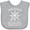 AC-Heather Grey, variant on Inktastic Cape May New Jersey Boys or Girls Baby Bib