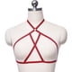 thumbnail image 2 of Lencería Erógena Material Premium Impresionante Aire Romántico Firfarrisnidad Misterioso Diseño único Moda Mujeres Arnés Sujetador Rojo Guardurnaity XX000636-03, 2 of 6