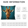 thumbnail image 5 of GOSMITH  Cozy Fleece Throw Pillow Cases Covers for Couch Bed Sofa Farmhouse Animal Skin Pattern Printed Both Sides Giraffe, 5 of 5