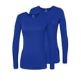 thumbnail image 1 of Adar sous-Vêtements pour Femmes 2 Pack - Tee-Shirt de Confort à Manches Longues, 1 of 7