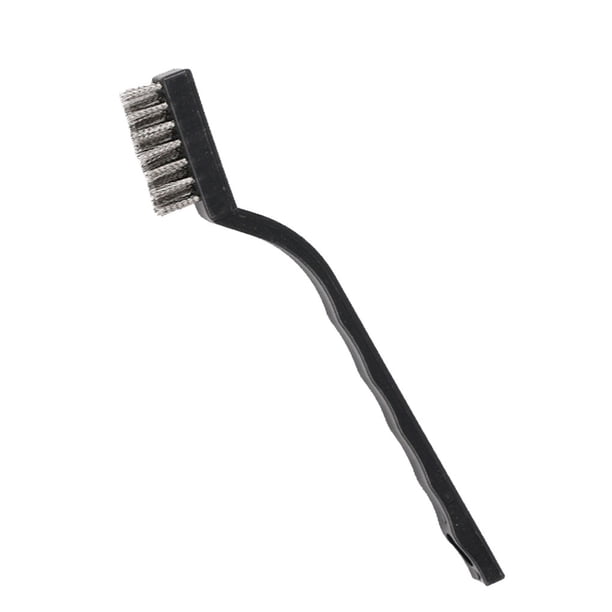 Mini juego de cepillos de alambre de 3 uds., acero, latón, nailon, limpieza, detalle de pulido, cepillo de óxido de Metal, herramientas de Suministros de limpieza para el hogar Acero inoxidable Wosthever JJ6891-01B