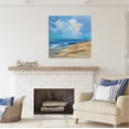 thumbnail image 2 of Stupell Industries Abstract Beach Painting Nature Painting Gallery Wrapped Canvas Print Wall Art, 30 x 30, 2 of 7