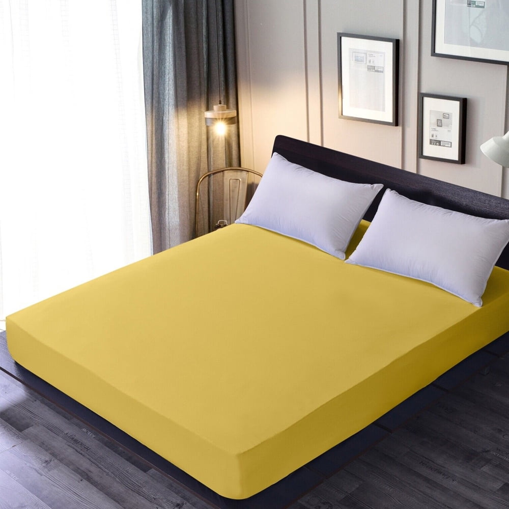 Superb Deep Pocket Fitted Sheet Deep Pocket Up to 16",Breathable