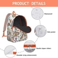 thumbnail image 4 of Durable Boho Paisley Backpack - Artistic Print Withstands Daily Use, Reliable Bag for Books and Electronics, Cherished Gift for Those on the Go, 4 of 5