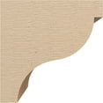 thumbnail image 3 of 7"W x 7"D x 7"H Wide Garner Rough Cedar Woodgrain TimberThane Corbel, Primed Tan, 3 of 6