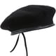 thumbnail image 1 of Boina de lana pura ajustable para hombre y mujer, unisex, para primavera y otoño, ideal para conducir, para adultos (negro), 1 of 7