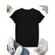 thumbnail image 2 of Women's St. Patrick's Day Shenanigans Squad T-Shirt - Casual Crew Neck, Short Sleeve, Black with GreCamisetas de verano para mujer, manga corta, cuello redondo, casual, lindo, con gráficos, camisetas, 2 of 6