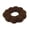 Brown, variant on Daiwa Felicity Donut Travel Pillow Multi-Position Neck Back Lumbar Support Donut Cloud Cushion with Microbeads for Airplane Car Office Home  - Blue