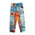 thumbnail image 4 of Balery Refreshing Citrus Splash print Women's Pajama Pants,Ultra Lightweight Pjs,Lounge Pant-X-Large, 4 of 9
