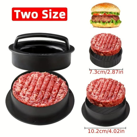 Shijinpojj ABS Hamburger Meat Press Maker Round Shape Non-Stick Stuffed Burger Patties Beef Grill Pie Press Mould Maker Kitchen Accessories
