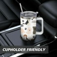 thumbnail image 7 of 40oz Dog Mom Tumbler - Leakproof Travel Coffee Mug with Handle - Cute Puppy Gift for Women Who Love Dogs - Double Wall Stainless, 7 of 7